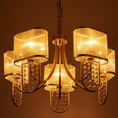 Люстра 662410/5 40Вт E14 золото 60х60х73 см