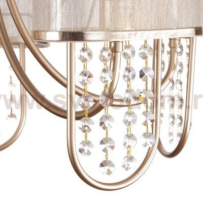 Люстра 662410/5 40Вт E14 золото 60х60х73 см