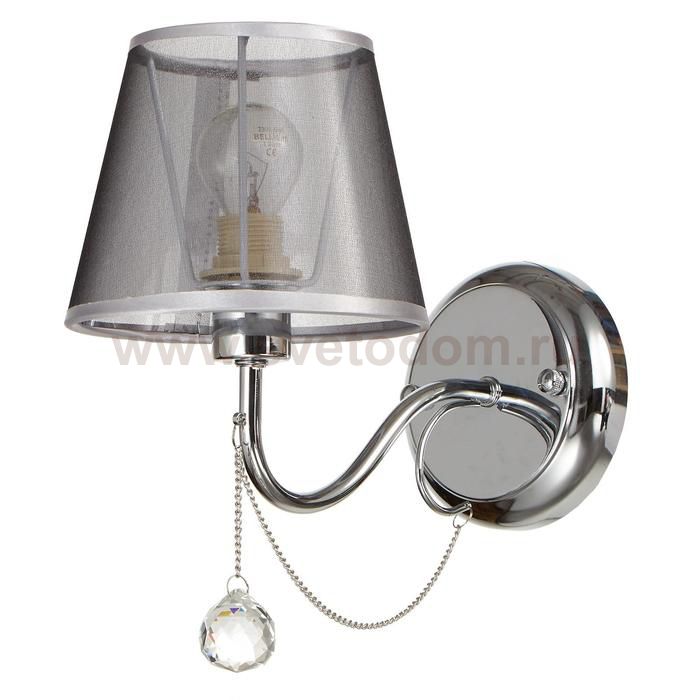 Бра 662425/1 E14 40Вт хром 26х15х26 см