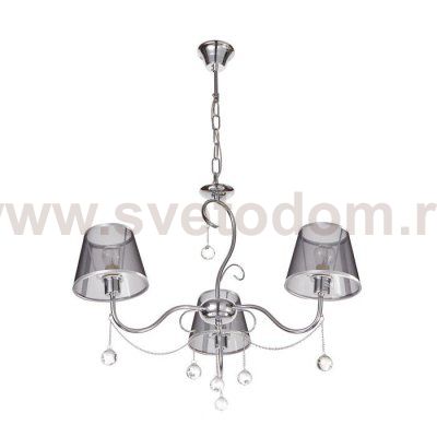 Люстра 662426/3 E14 40Вт хром 62х62х79 см