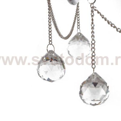 Люстра 662426/3 E14 40Вт хром 62х62х79 см