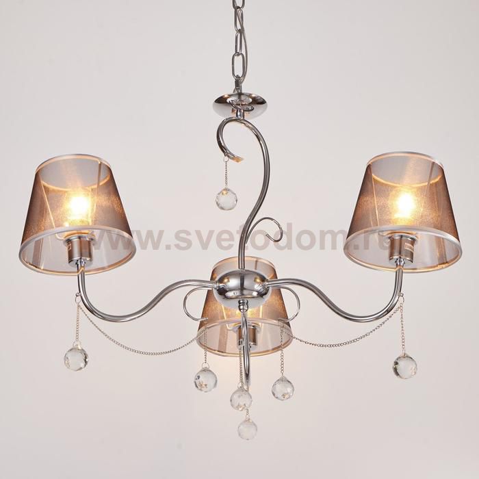 Люстра 662426/3 E14 40Вт хром 62х62х79 см