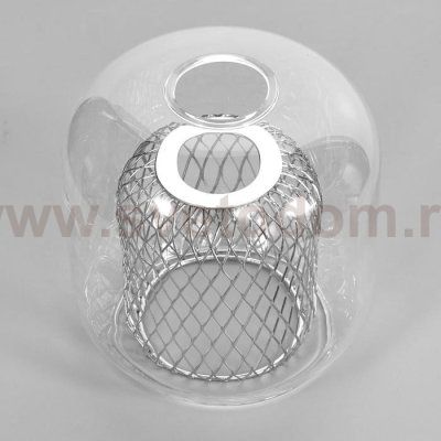 Люстра 662434/6 E14 40Вт черный-хром 72х16х20 см