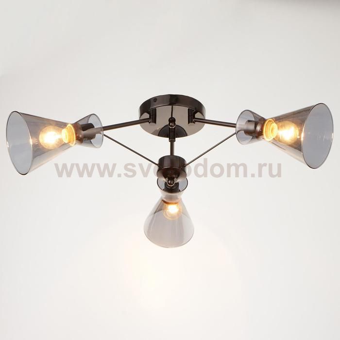 Люстра 662437/3 E14 40Вт черный хром  59х59х22 см