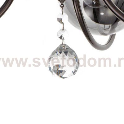 Люстра 662445/4 E14 40Вт черный хром  68х68х53 см