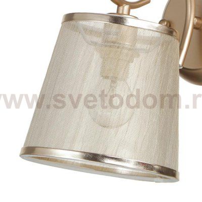 Бра 662447/1 E14 40Вт золото 22х15х24 см