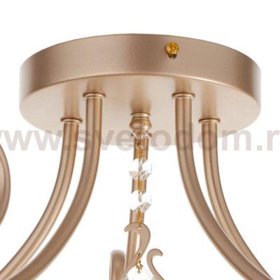 Люстра 662449/5 E14 40Вт золото 64х64х35 см