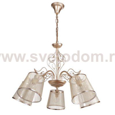 Люстра 662461/5 E14 40Вт золото 64х64х80 см