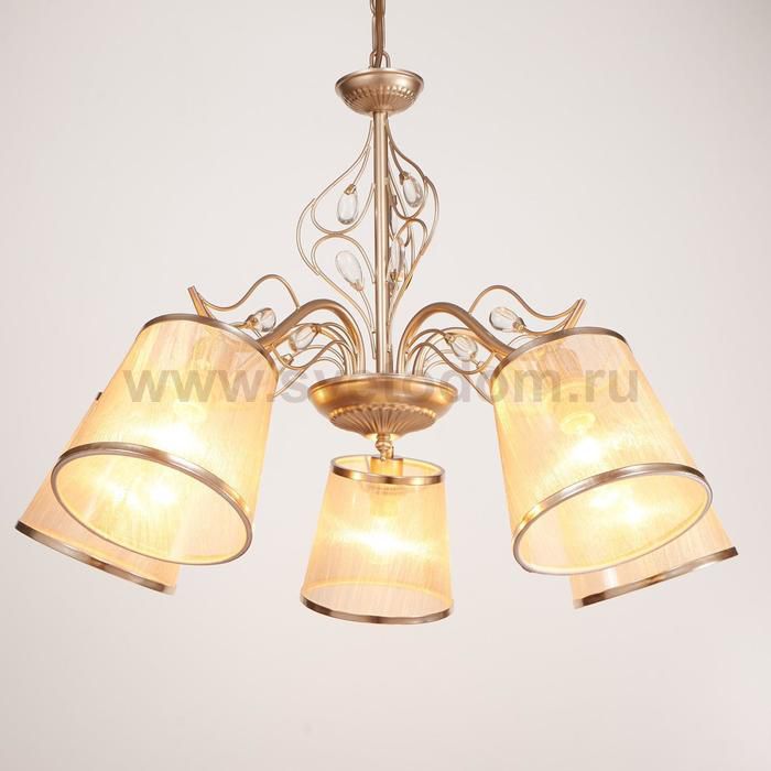 Люстра 662461/5 E14 40Вт золото 64х64х80 см