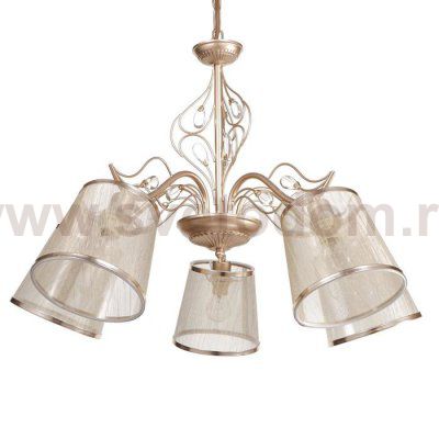 Люстра 662461/5 E14 40Вт золото 64х64х80 см