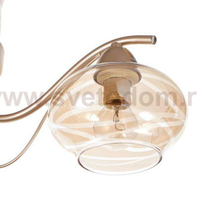 Люстра 662474/3 E14 40Вт золото 61х61х19 см