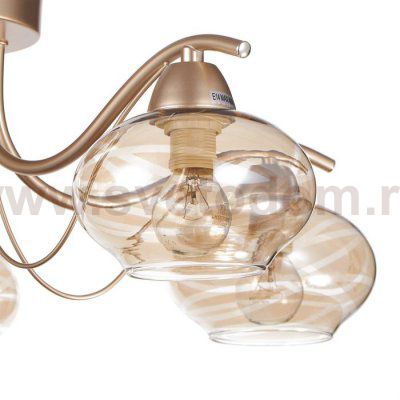 Люстра 662475/5 E14 40Вт золото 61х61х19 см