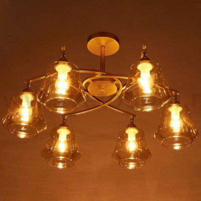 Люстра 662483/6 E14 40Вт золото 65х65х30 см