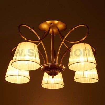 Люстра 662489/5 E14 40Вт золото 60х60х35 см