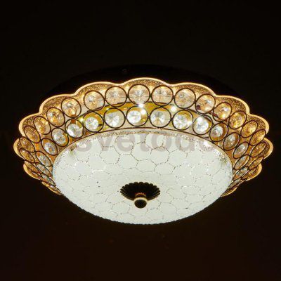 Светильник 670007N LED 26Вт 3 режима 3000-6000К золото 30х30х10 см