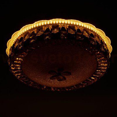 Светильник с ПДУ 670008N LED 80Вт 3 режима 3000-6000К диммер золото 48х48х16 см