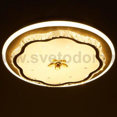 Светильник 670011N LED 80Вт 3 режима 3000-6000К диммер белый 50х50х9 см