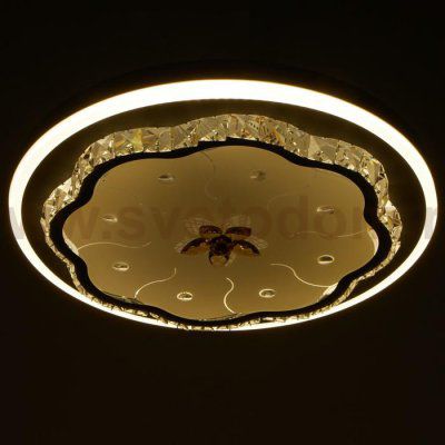 Светильник 670011N LED 80Вт 3 режима 3000-6000К диммер белый 50х50х9 см