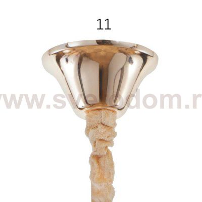 Люстра 670015/6 E14 40Вт золото 50х50х90 см