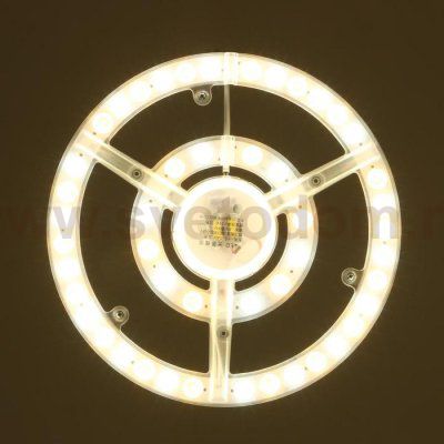 Лампа модуль светодиодный 48Вт 3 режима 3000-6000К белый 27х27х2 см