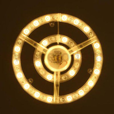 Лампа модуль светодиодный 48Вт 3 режима 3000-6000К белый 27х27х2 см