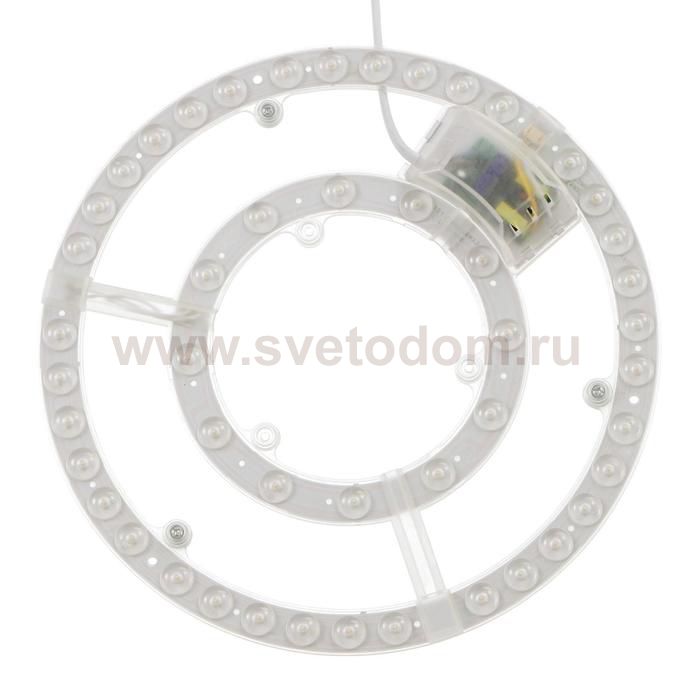 Лампа модуль светодиодный с драйвером 48Вт 3 режима 3000-6000К  белый 27х27х2 см