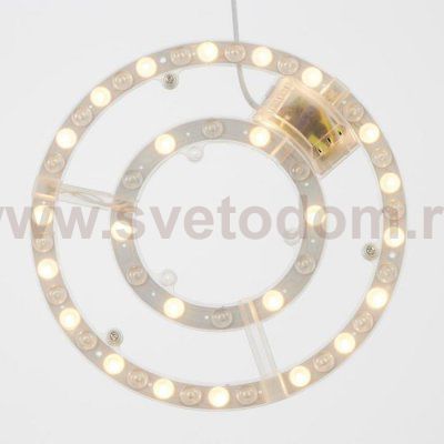 Лампа модуль светодиодный с драйвером 48Вт 3 режима 3000-6000К  белый 27х27х2 см