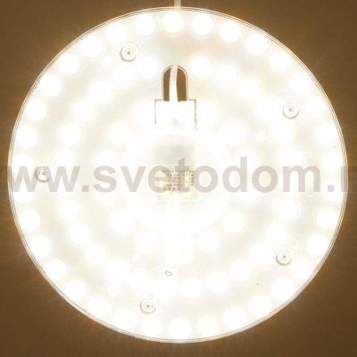 Лампа модуль светодиодный с драйвером 36Вт 3 режима 3000-6000К  белый 23х23х3 см