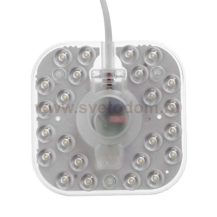 Лампа модуль светодиодный с драйвером 12Вт 4000К белый 11х11х2 см