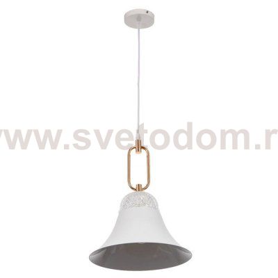 Светильник 2034824/1 E27 40Вт белый-золото 29х29х38 см