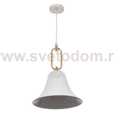 Светильник 2034824/1 E27 40Вт белый-золото 29х29х38 см