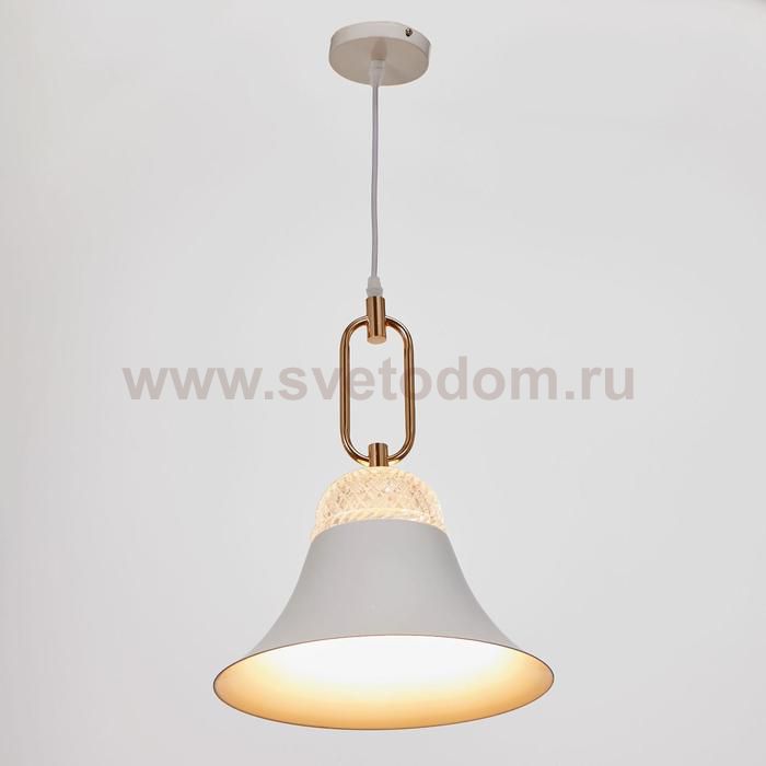 Светильник 2034824/1 E27 40Вт белый-золото 29х29х38 см