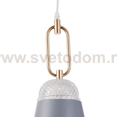 Светильник 2034825/1 E27 40Вт серый-золото 19х19х42 см