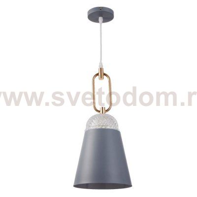 Светильник 2034825/1 E27 40Вт серый-золото 19х19х42 см