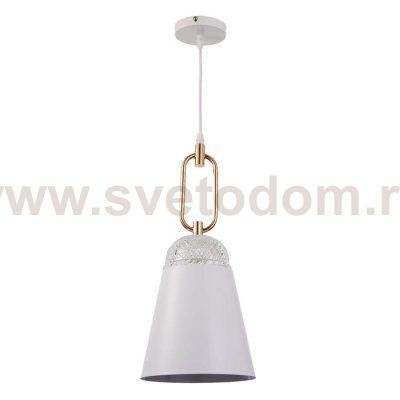 Светильник 2034827/1 E27 40Вт белый-золото 19х19х42 см