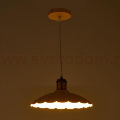 Светильник 2034850/1 E27 40Вт желтый-медь 25х25х10 см