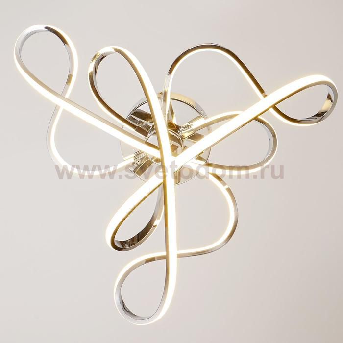 Люстра 669502/3 LED 63Вт 4000К хром 55х53х14 см