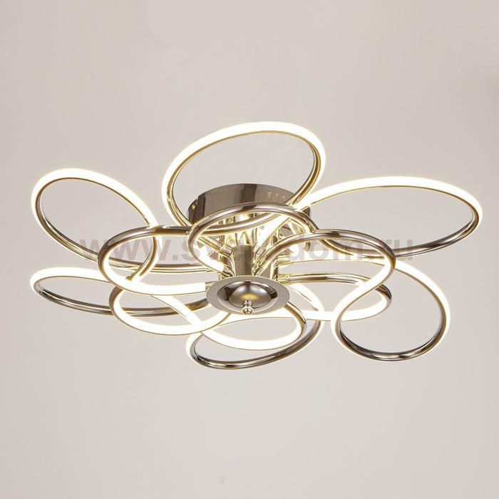 Люстра 669504/6 LED 120Вт 4000К хром 65х65х14 см