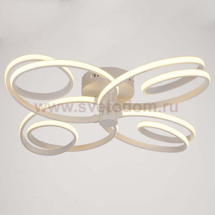 Люстра 669507/4 LED 96Вт 4000К белый 65х65х14 см