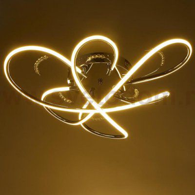 Люстра 669521/3 LED 69Вт 4000К хром 60х60х14 см