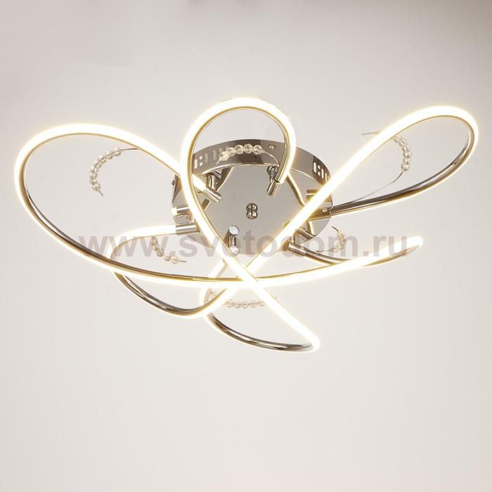 Люстра 669521/3 LED 69Вт 4000К хром 60х60х14 см