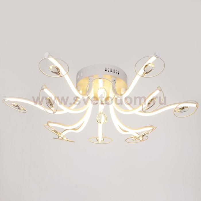 Люстра 669523/12 LED 66Вт 4000К белый 67х67х26 см