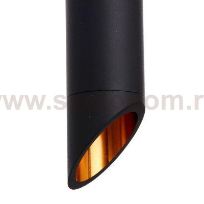 Светильник 671509/1 GU10 40Вт черный 6х6х30 см