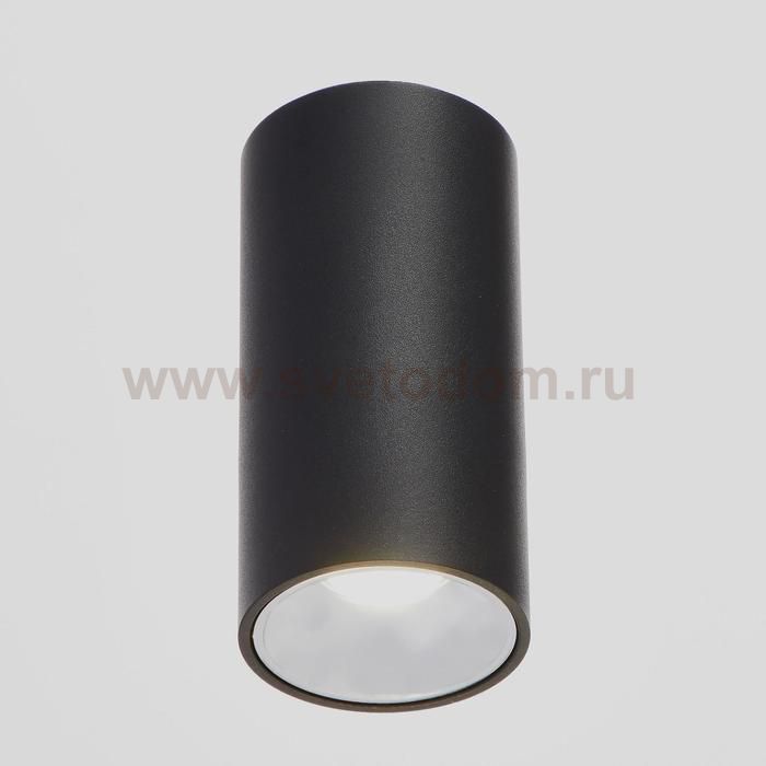 Светильник 671512/1 LED 7Вт черный-серебро 5,5х5,5х10 см