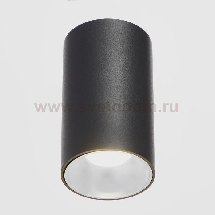 Светильник 671516/1 LED 12Вт черный-серебро 7,5х7,5х15 см