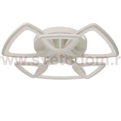 Люстра с ПДУ 661317/6 LED 130Вт диммер 3 режима 3000-6000К белый 62x62x8 см