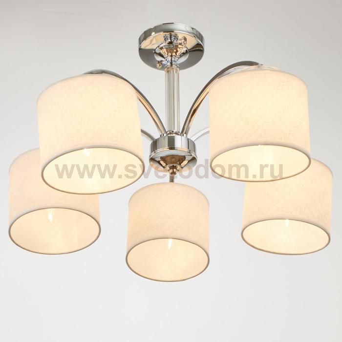 Люстра 6591174/5 E27 40Вт хром 58х58х28 см