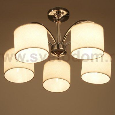 Люстра 6591174/5 E27 40Вт хром 58х58х28 см