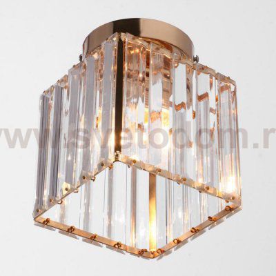 Светильник 6591185/1 E27 40Вт золото 13х13х17 см