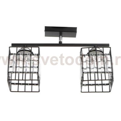 Люстра 6591191/2 E27 40Вт черный 42х12х24 см